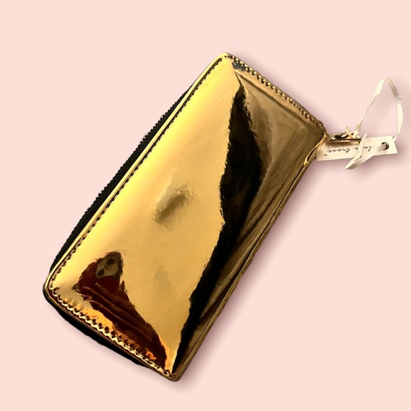 Metallic gold wallet - Picture 4 of 4